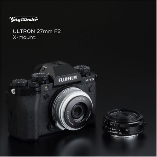 上品】 27mm ULTRON フォクトレンダー F2 ブラック X-mount レンズ(単 ...