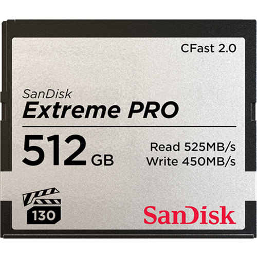 SanDisk cfastカード　128GB カードリーダー付き