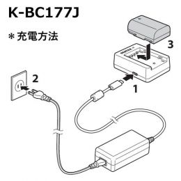 荻窪カメラのさくらや / ペンタックス バッテリー充電器アダプターキット K-BC177J