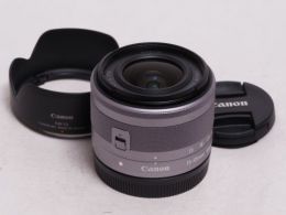 キヤノン EF-M 15-45mｍF3.5-6.3 IS STM シルバー 【中古】