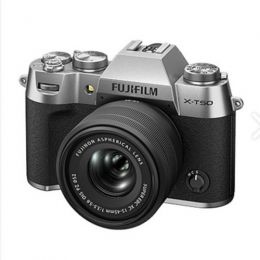 フジフイルム X-T50 XC15-45mmレンズキット シルバー【さらに下取優待引有】