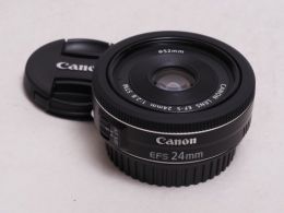 キヤノン EF-S 24mmF2.8 STM 【中古】(L:139)