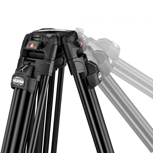 Manfrotto 伸縮式ツインアルミ三脚 ミッドスプレッダー付属 MVT502AM